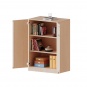 Schrank, 3 OH, 2 Türen, abschließbar, B/H/T 80x118x40cm 